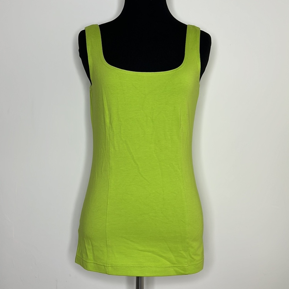W BY WORTH Lime Green Tank Top P (=XS)
